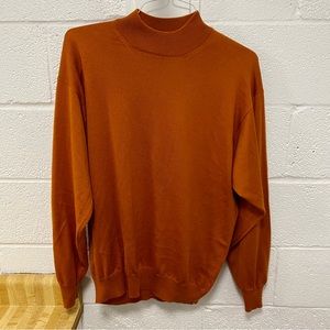 Gran Sasso silk cashmere wool turtleneck 42 us